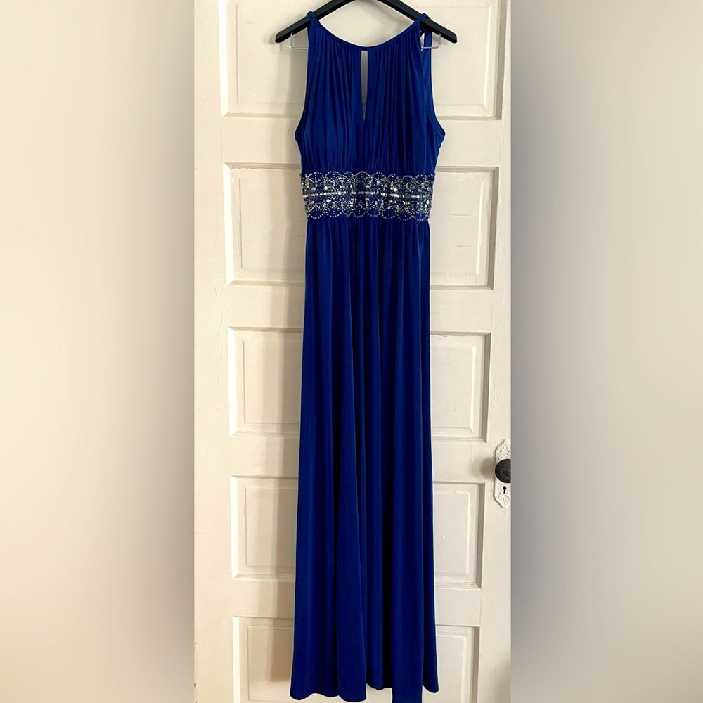 Women’s size 6 R&M Richards brides maids dress. Royal blue. Worn once.